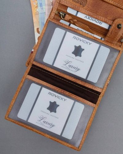 duży portfel męski z nubukowej skóry naturalnej na Arena.pl