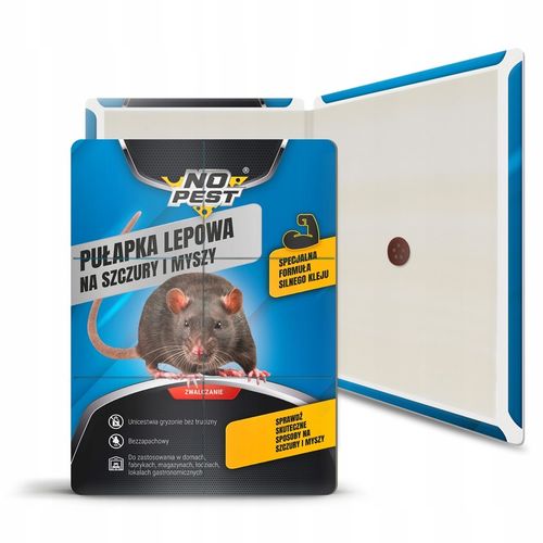10x BARDZO MOCNY LEP PUŁAPKA KLEJ ŁAPKA NA SZCZURY MYSZY GRYZONIE NO na Arena.pl