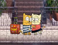 Puzzle tradycyjne Oli i Luna