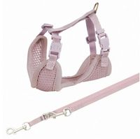 Miękkie szelki ze smyczą dla szczeniąt - Trixie Junior 26-34cm liliowe