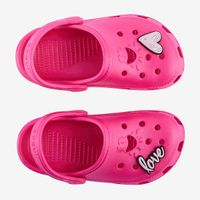 Coqui chodaki dziecięce BIG FROG 8101-100-3600-01 Lt. Fuchsia + Amulet 30-31