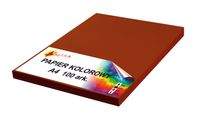papier kolorowy a4 80g czerwony ciemny 100 arkuszy