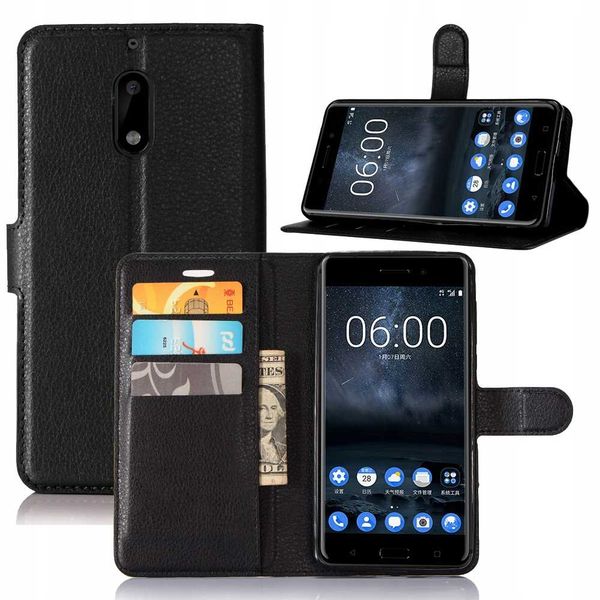 Litchi Nokia 6 Czarny zdjęcie 1