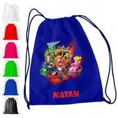 WOREK PLECAK SPORTOWY NA WF DLA DZIECI - SUPER MARIO BROS + IMIĘ! LUIGI