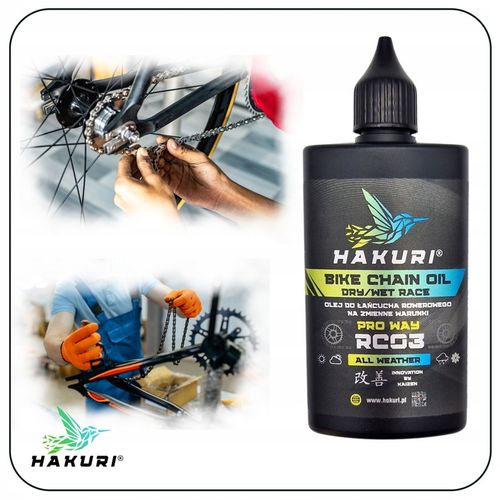 SMAR do ŁAŃCUCHA rowerowego ZESTAW warunki SUCHE MOKRE ZMIENNE + 4 Szczotki na Arena.pl