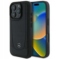 Plecki Mercedes do Apple iPhone 16 Pro Max Leather Urban czarny