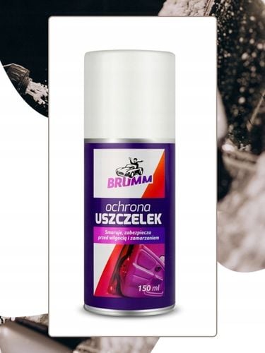 SILIKON DO USZCZELEK SAMOCHODOWYCH BRUMM W SPRAYU SMARUJE 150 ml na Arena.pl