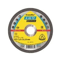 TARCZA PŁASKA A46TZ T1A 230*1.9*22 224084 - T1A 230 A TZ