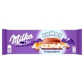 Milka Mmmax Czekolada mleczna Crispy Joghurt 300 g