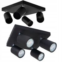 Lampa sufitowa Listwa Szyna Spot 4x GU10 kwadrat