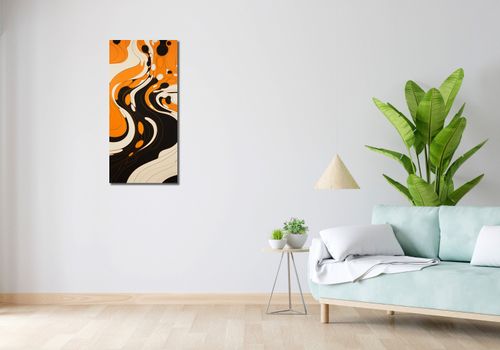 Obraz 40x90cm Tańczący Atrament na Arena.pl