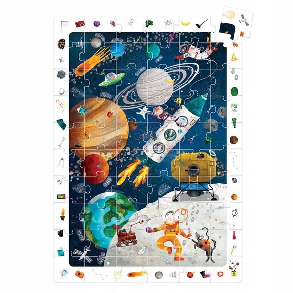 Puzzle CzuCzu Kosmos Puzzle 60 elementów Obserwacyjne zdjęcie 2