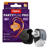Zatyczki do uszu Alpine PartyPlug Pro Clear na koncert 3 rozmiary S/M/L