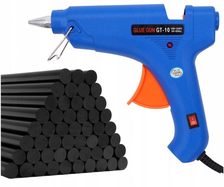 Pistolet do klejenia na gorąco + wkłady kleju 52sz zdjęcie 1
