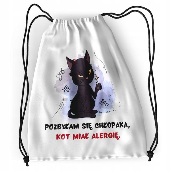 Plecak Kotki Kotek Szkolny Worek Torba Z Nadrukiem Ze Zdjęciem zdjęcie 1