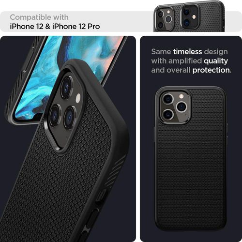 SPIGEN LIQUID AIR IPHONE 12/12 PRO MATTE BLACK na Arena.pl