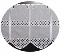 ZAZDROSTKA kuchenna firana batyst HAFTOWANA panelowa DELIKATNA wys. 70 cm