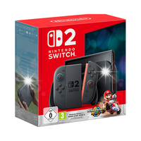 Konsola NINTENDO Switch 2 Black + Mario Kart World (do pobrania) Czarny