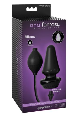 ANAL FANTASY ELITE INFLATABLE SILICONE BUTT PLUG BLACK na Arena.pl