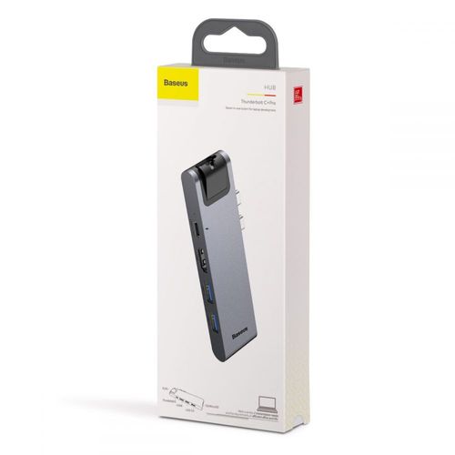 BASEUS L0G ADAPTER TYPE-C TO MULTI PORT 7IN1 GREY na Arena.pl