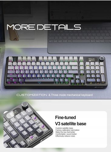 Klawiatura Attack Shark X98PRO Wireless Full-size layout gradient na Arena.pl