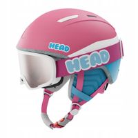 Kask narciarski dziecięcy HEAD Maja Set + Gogle Jr red 47-51 cm (XXS)