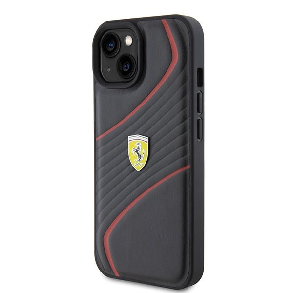 Etui Ferrari do iPhone 15, iPhone 14, iPhone 13, Czarny zdjęcie 2