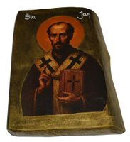 Ikona Święty Jan patron introligatorów, kreślarzy, papierników, pisarzy