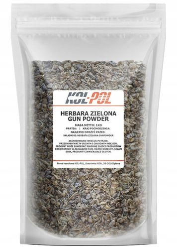 HERBATA ZIELONA GUNPOWDER 1kg Liściasta naturalna na Arena.pl
