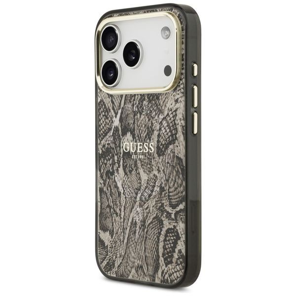 etui guess python pattern magsafe do     iphone 17 pro brązowy zdjęcie 2