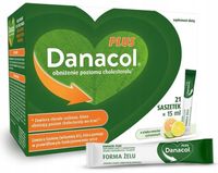 Danacol Plus w żelu na obniżenie cholesterolu smak cytrusowy 21 saszetek