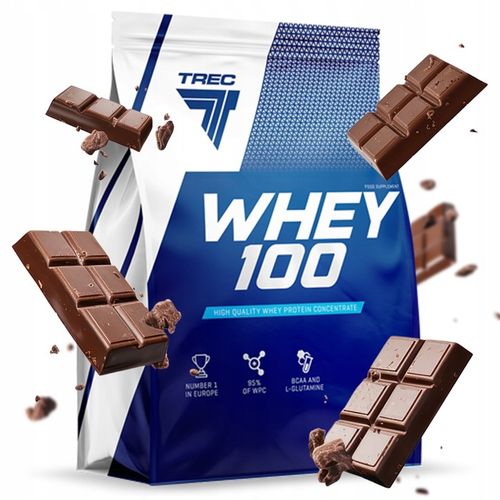 WPC Trec Whey 100 900g PYSZNE BIAŁKO PROTEINY NA MASĘ MIĘŚNIE DO TRENINGU na Arena.pl