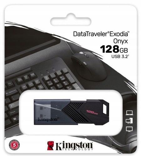 Kingston Pendrive Data Traveler Onyx 128 GB USB 3.2 na Arena.pl