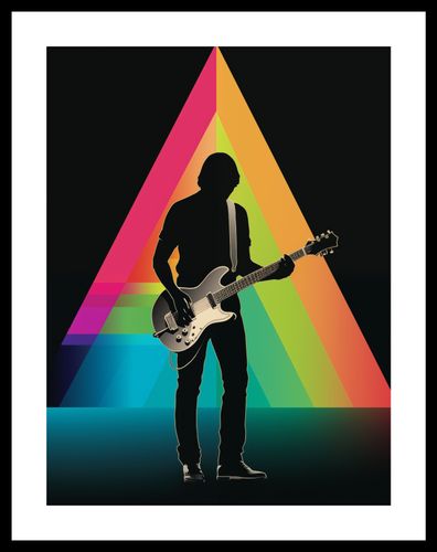 Plakat 30x40cm Pryzmat przez Gitarę na Arena.pl