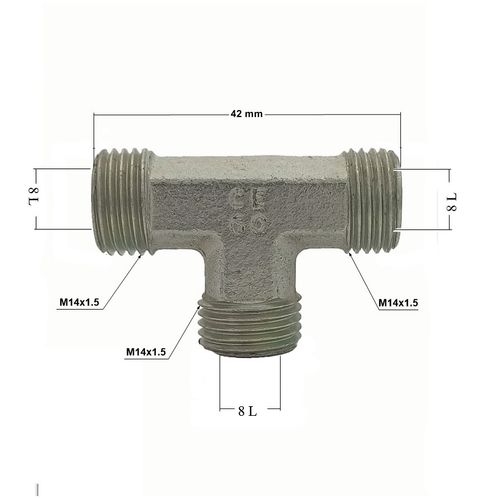 Złącze trójnikowe rury fi8 ( 8L ) trójnik M14x1,5 na Arena.pl