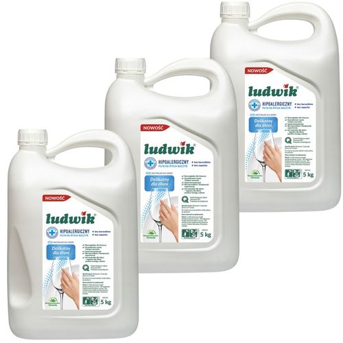 LUDWIK Hipoalergiczny płyn do mycia naczyń 5 kg na Arena.pl