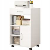 WIELOFUNKCYJNA SZAFKA STOJĄCA STOLIK DRUKARKĘ REGAŁ PÓŁKA NOWOCZESNA 50 CM