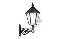 KINKIET G11 ŚLIMAK W GÓRĘ Z KLOSZEM ŻELIWNYM DUŻYM ŻELIWNA LAMPA OGRODOWA RETRO ELEGANCKA DO OGRODU ZEWNĘTRZNA