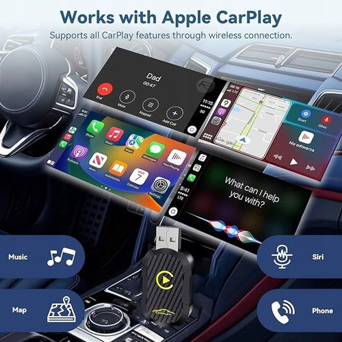 Bezprzewodowy adapter Wireless Auto CARPLAY Plug Bluetooth Use CarPlay na Arena.pl
