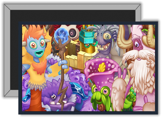 Magnes metalowy My Singing Monsters zdjęcie 1