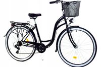 Damski Rower Miejski męski 28 Dallas 7 biegow +kosz