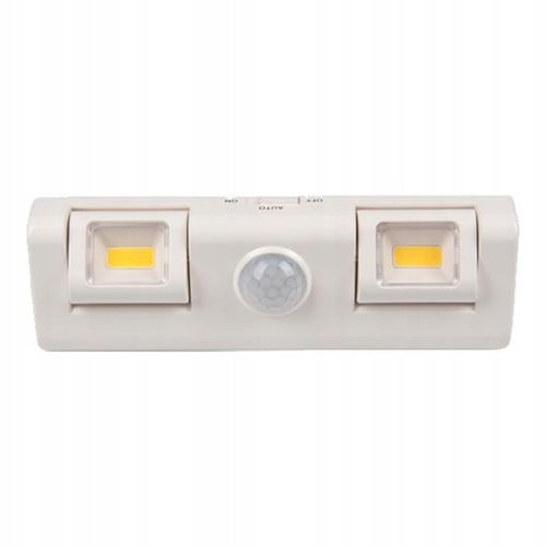 LAMPKA LED PODSZAFKOWA Czujnik Ruchoma BIAŁA Samoprzylepna Światło do Szafy na Arena.pl