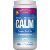 NATURAL VITALITY Calm Relaxing Drink Mix, smak malinowo-cytrynowy (400 g)