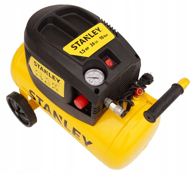 STANLEY KOMPRESOR BEZOLEJOWY SPRĘŻARKA 24L 10bar zdjęcie 4