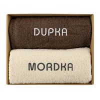 Ręczniki Dupka Mordka Śmieszny Prezent 18-99 Urodziny dla Faceta Męża