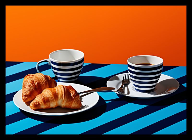 Plakat 35x25cm Croissanty zdjęcie 2