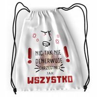 Plecak Dla Chrzestnej Sportowy Szkolny Worek Torba Z Nadrukiem Ze Zdjęciem