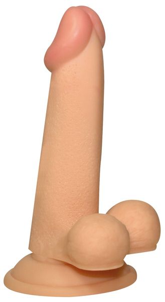 Plug N Ride Dildo z jądrami i przyssawką 14 cm zdjęcie 2