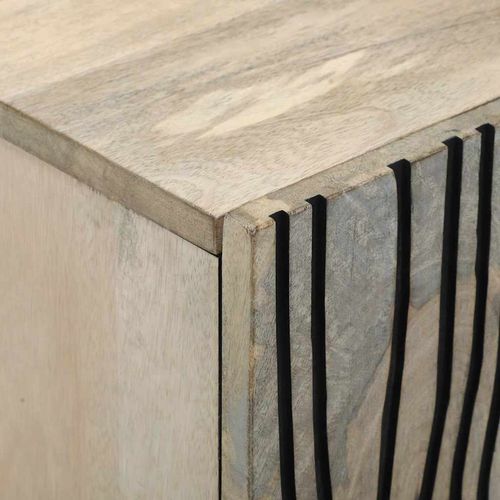 Szafka pod telewizor Biały 105 x 33 x 46 cm lite drewno mango na Arena.pl