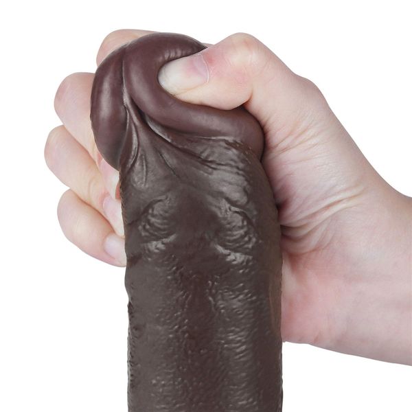 9.5'' sliding skin dual layer dong black zdjęcie 10